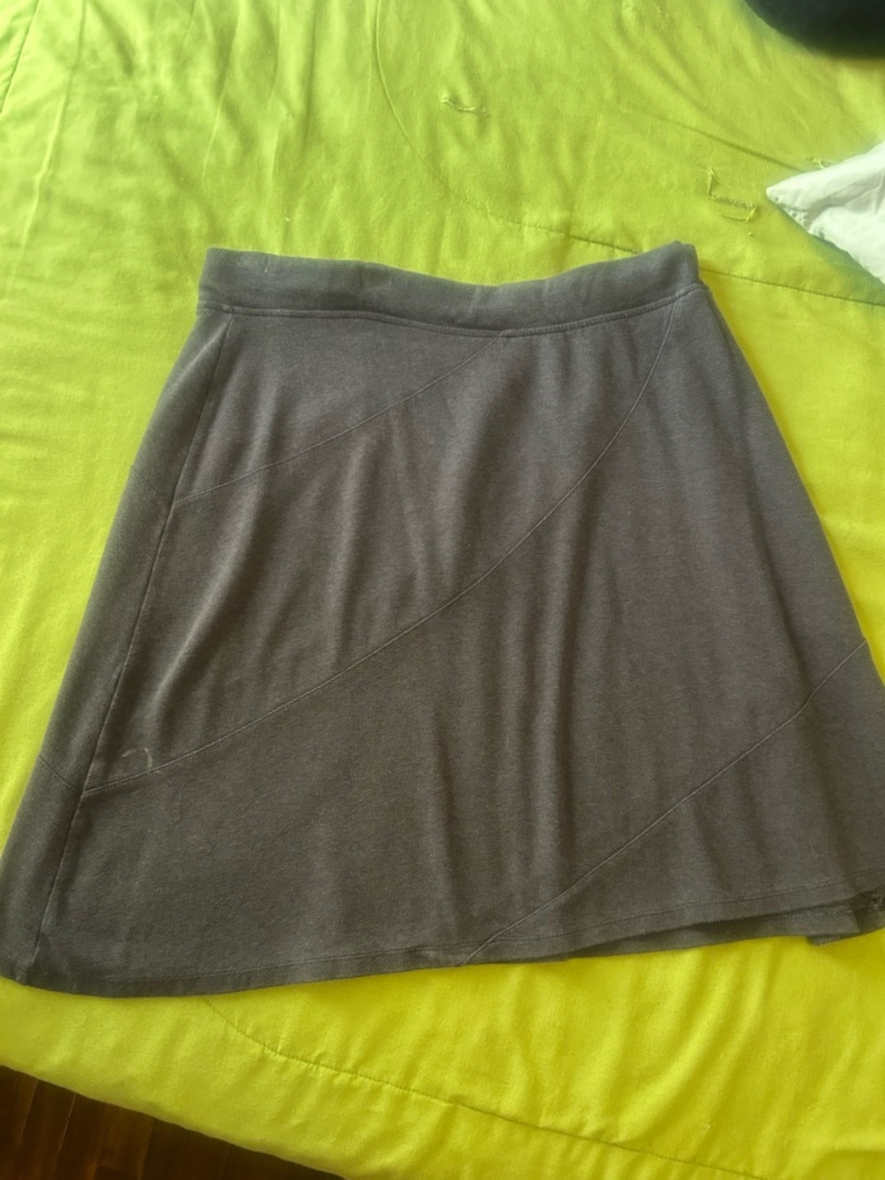 Indigo Charcoal A-Line Skirt
